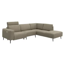 Outlet ILVA Remus højrevendt sofa med pufafslutning