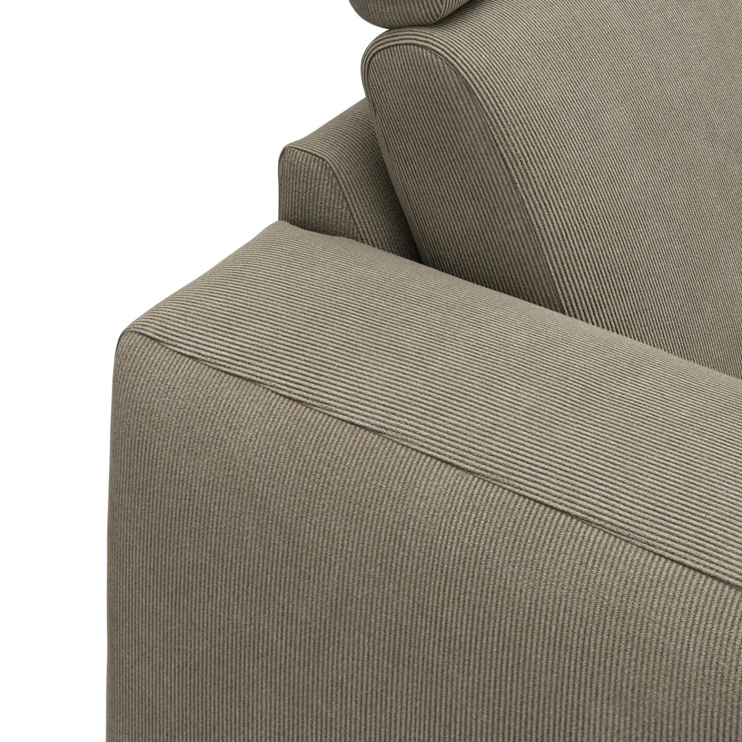 Outlet ILVA Remus højrevendt sofa med pufafslutning