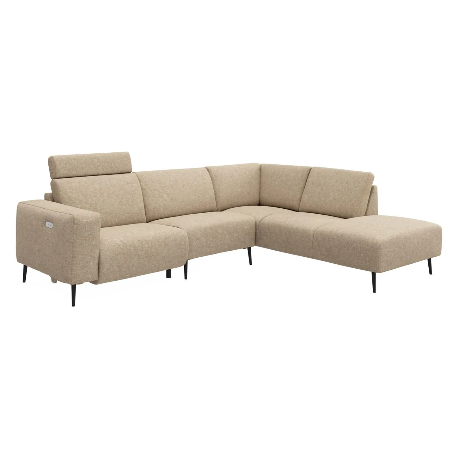Sale ILVA Remus højrevendt sofa med pufafslutning