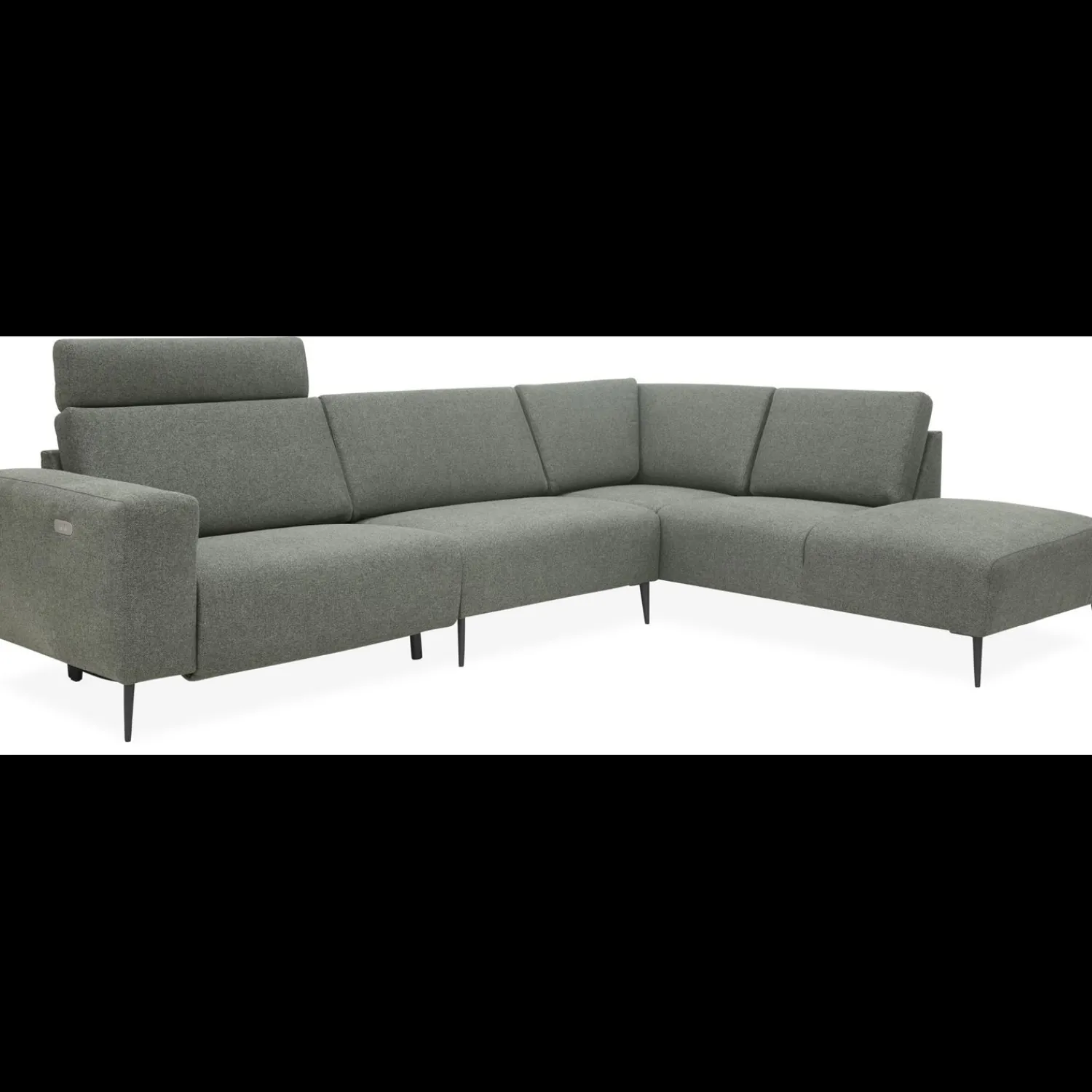 Online ILVA Remus højrevendt sofa med pufafslutning