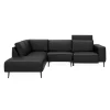 Discount ILVA Remus venstrevendt sofa med pufafslutning