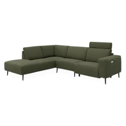 Online ILVA Remus venstrevendt sofa med pufafslutning