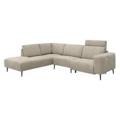 Online ILVA Remus venstrevendt sofa med pufafslutning