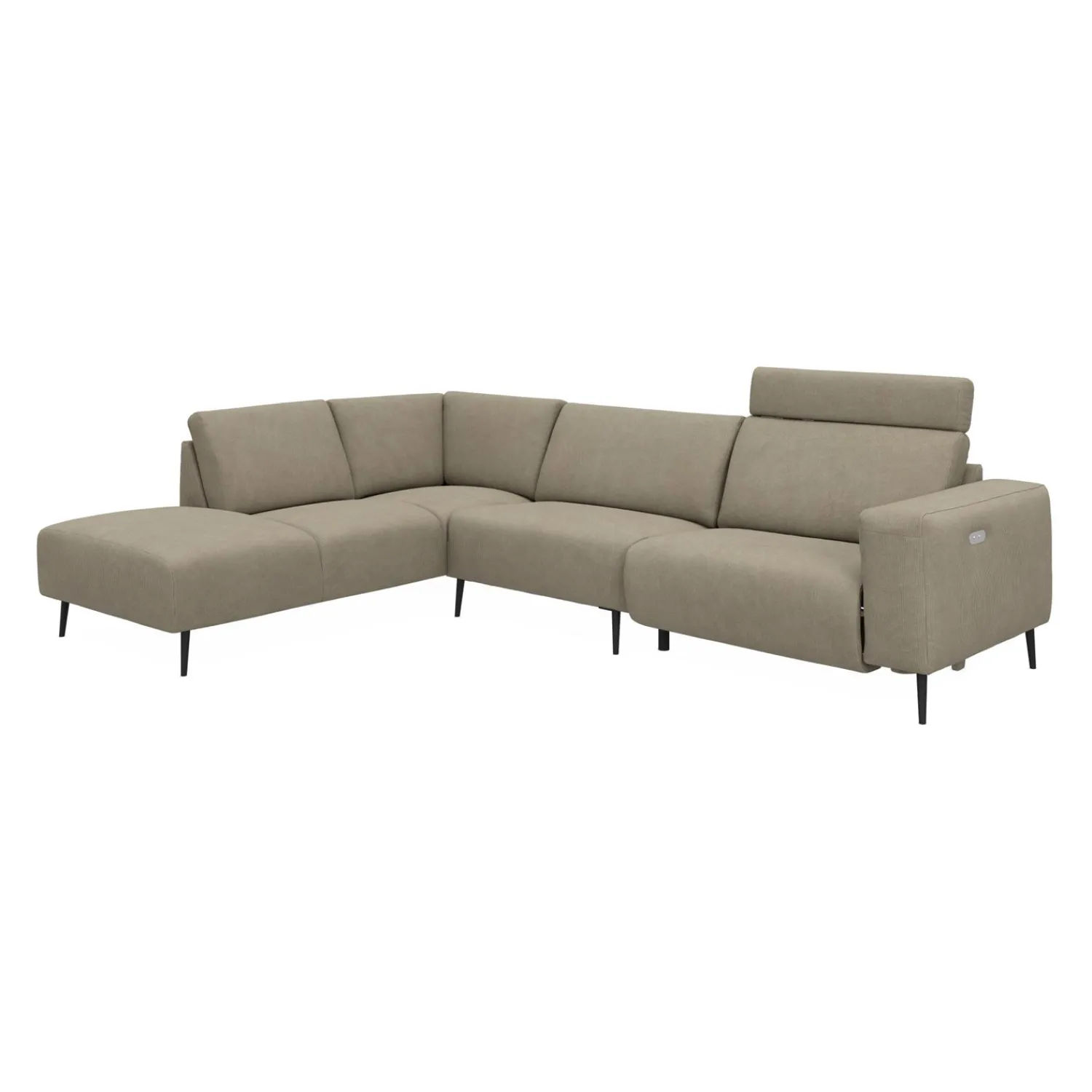 New ILVA Remus venstrevendt sofa med pufafslutning