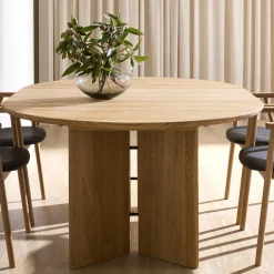 Online ILVA Sakura Round Spisebord 130 x 75 cm