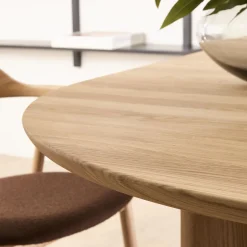 Online ILVA Sakura Round Spisebord 130 x 75 cm