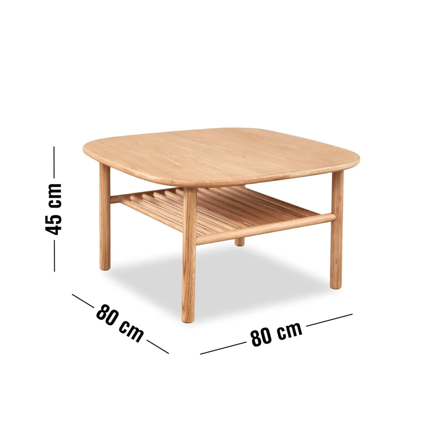 Outlet ILVA Satu Sofabord 80 x 45 x 80 cm