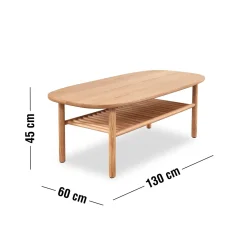 Best ILVA Satu Sofabord 130 x 45 x 60 cm