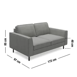 Online ILVA Scott 2 pers. Sofa