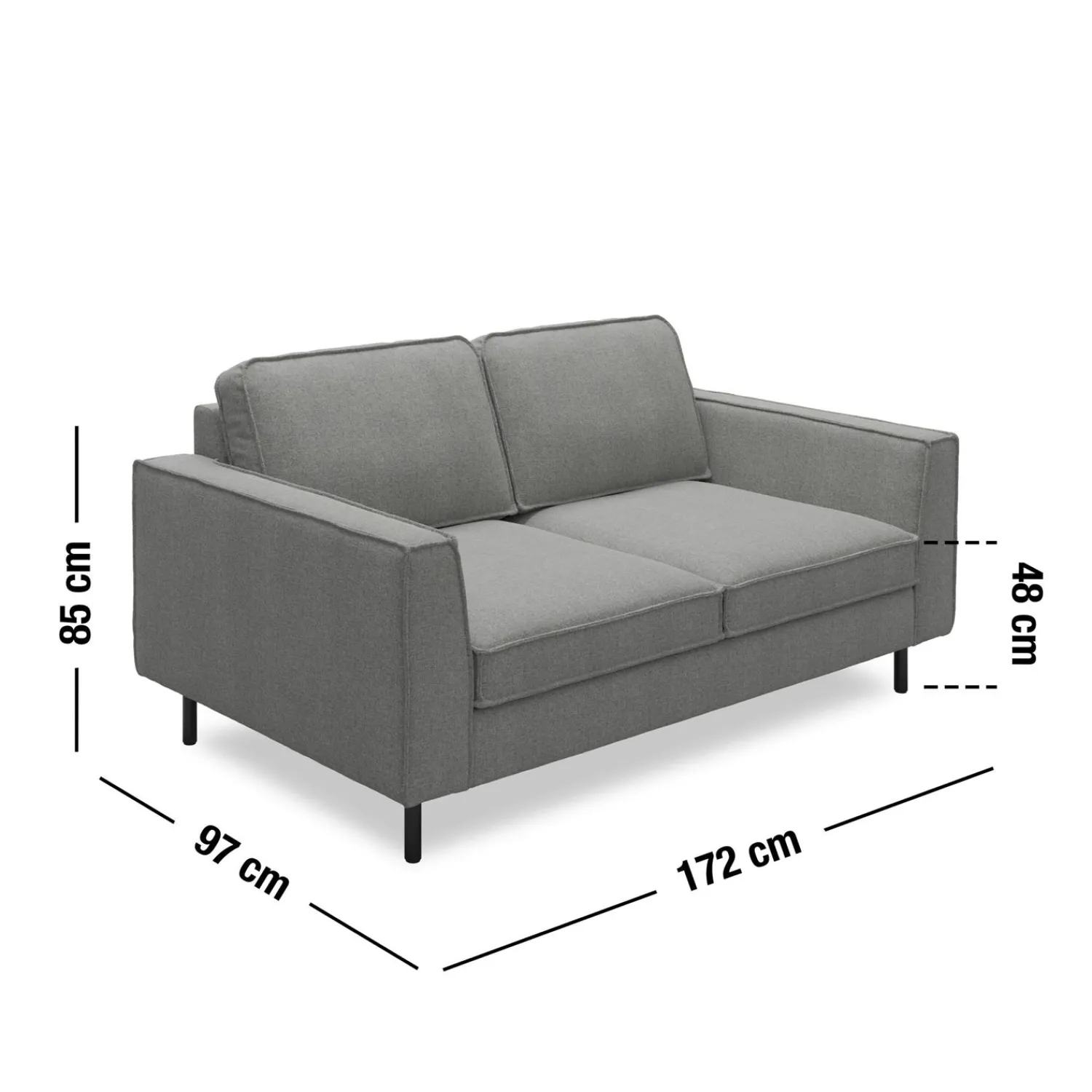 Online ILVA Scott 2 pers. Sofa