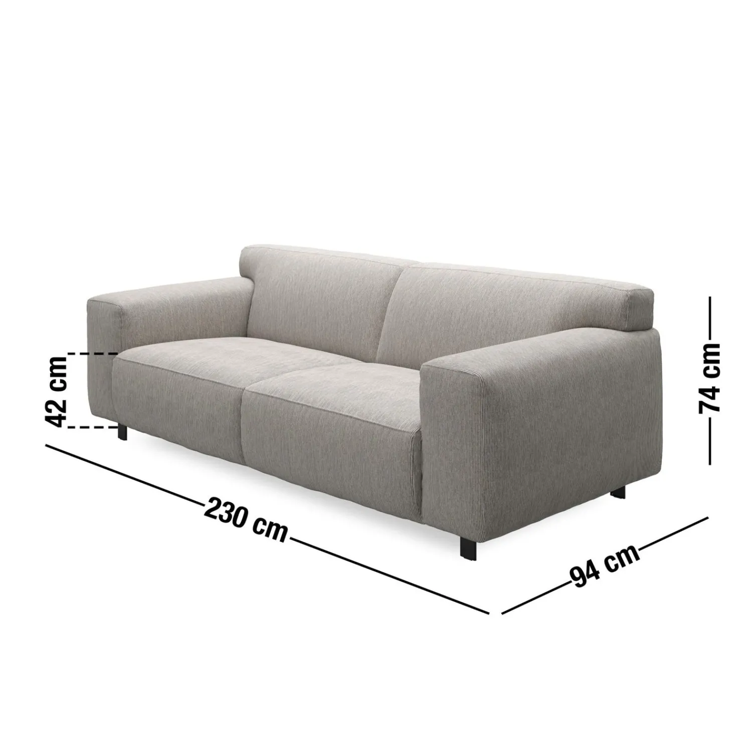 Hot ILVA Siena 3 pers. m/2 sæder Sofa