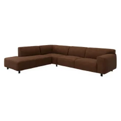 ILVA Siena venstrevendt hjørnesofa med pufafslutning