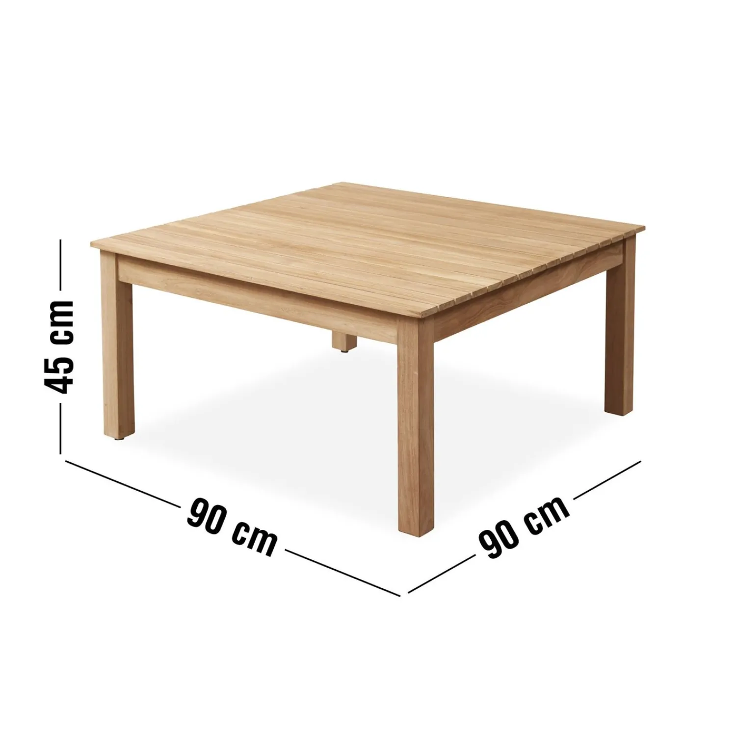 Discount ILVA Sigrun Loungebord 90 x 90 x 45 cm