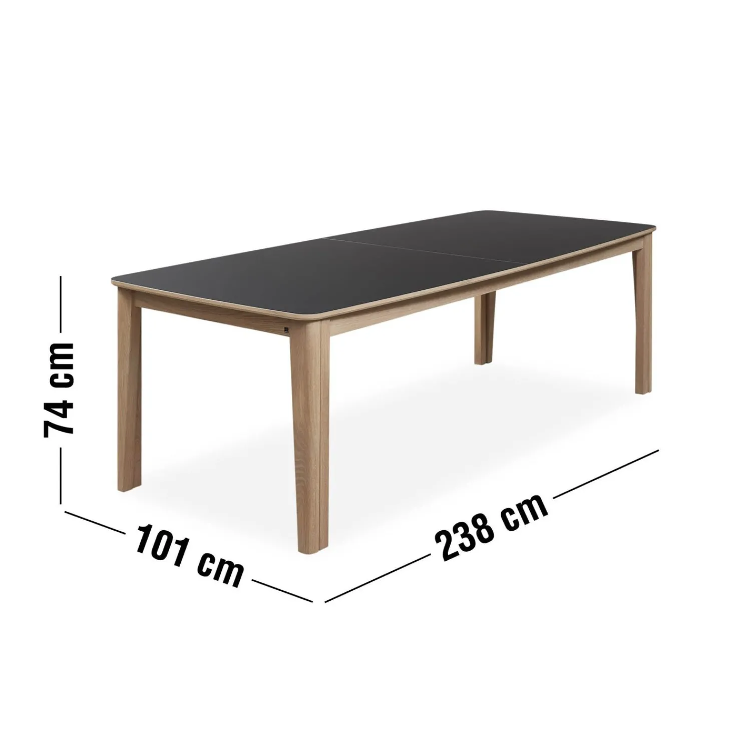 Discount ILVA Skovby SM108 Spisebord 238 x 101 x 74 cm