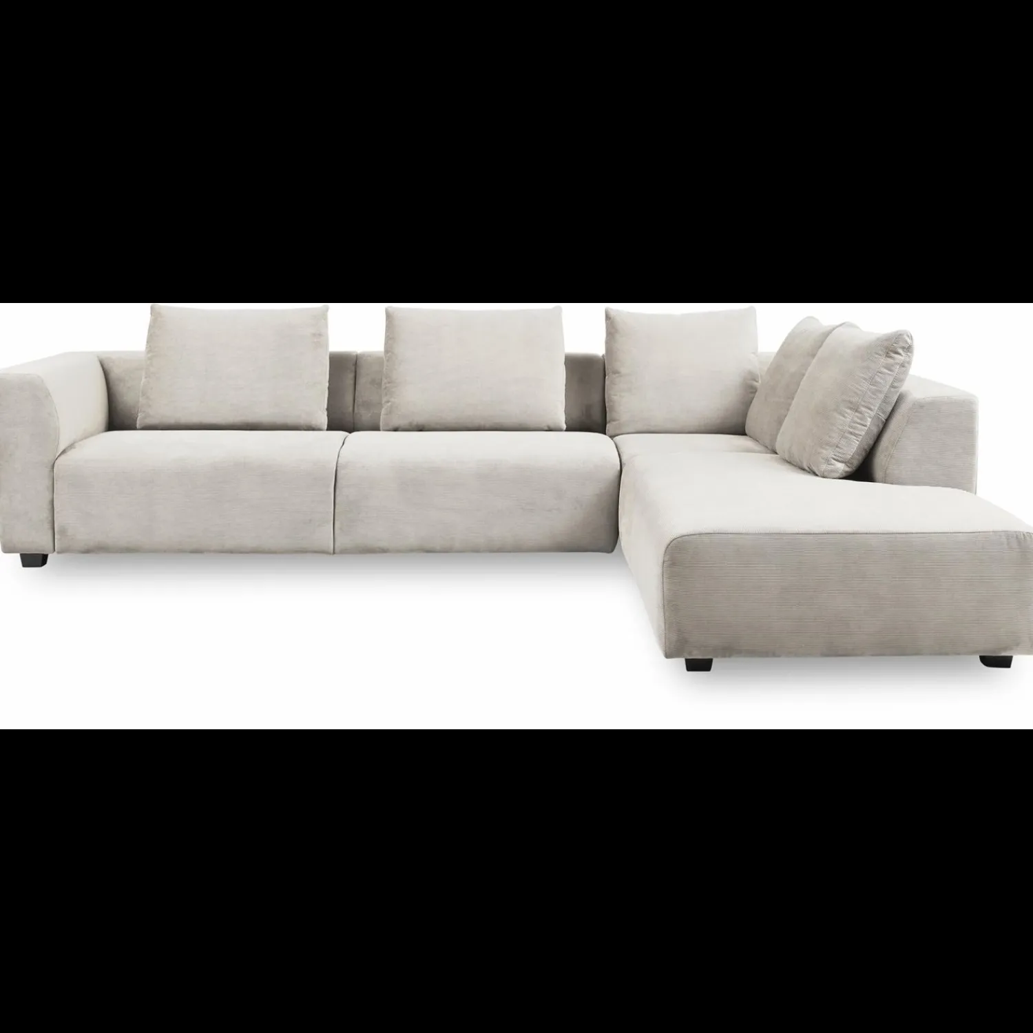 New ILVA Solaro højrevendt hjørnesofa med pufafslutning