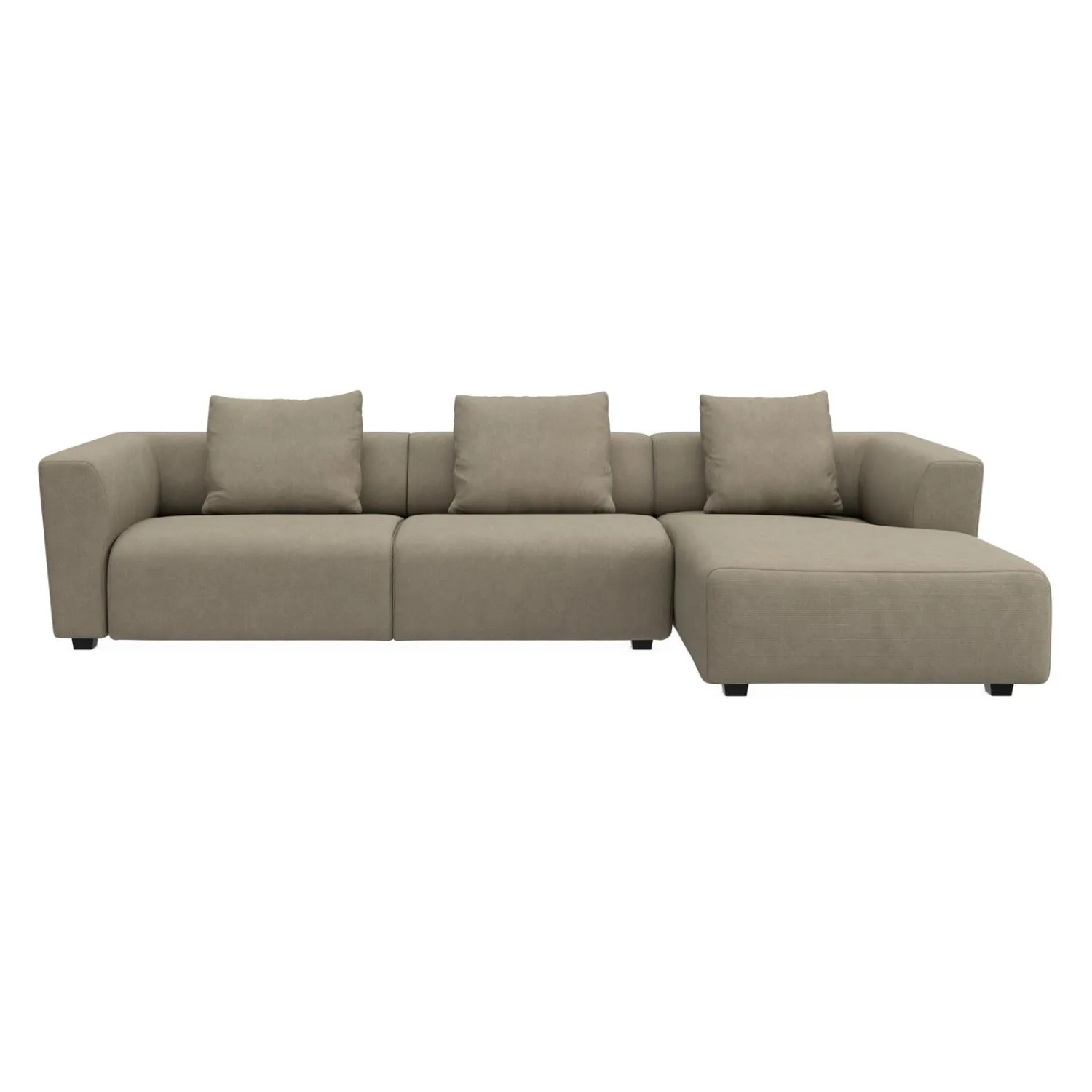 Online ILVA Solaro højrevendt sofa med chaiselong