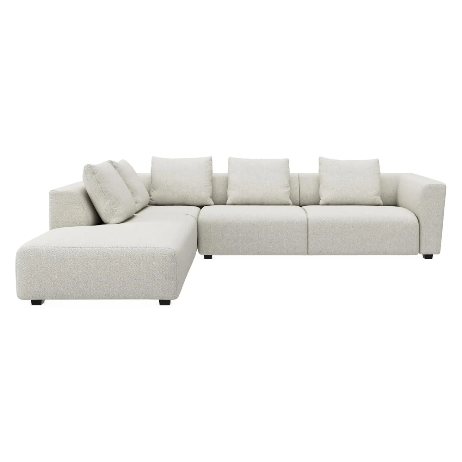 New ILVA Solaro venstrevendt hjørnesofa med pufafslutning