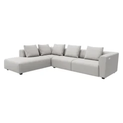 Best ILVA Solaro venstrevendt hjørnesofa med pufafslutning