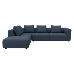 Outlet ILVA Solaro venstrevendt hjørnesofa med pufafslutning