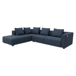 Outlet ILVA Solaro venstrevendt hjørnesofa med pufafslutning