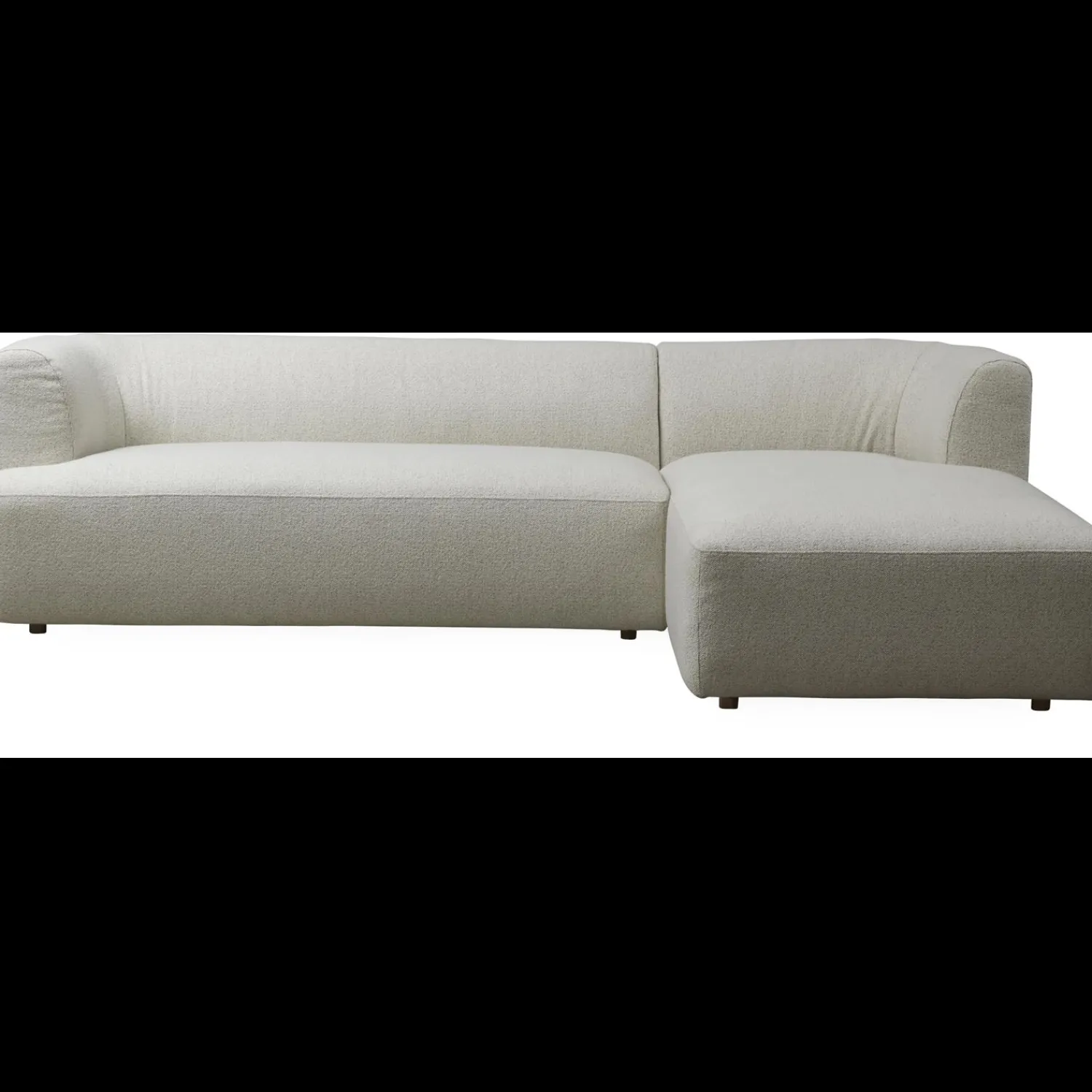 Clearance ILVA Solvei højrevendt sofa med chaiselong
