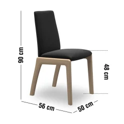 Clearance ILVA Stressless M D100 Laurel low Spisebordsstol