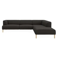 Outlet ILVA Teron højrevendt sofa med pufafslutning