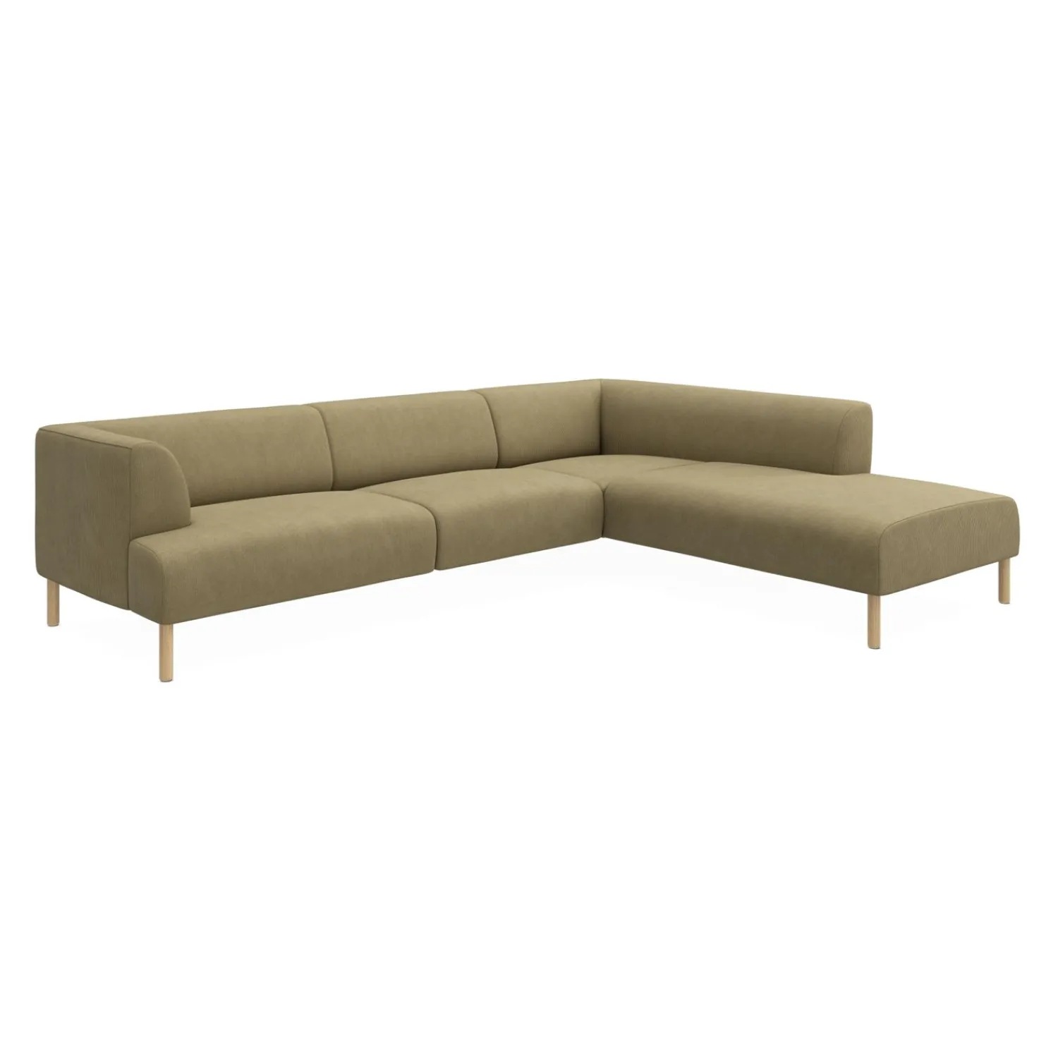 ILVA Teron højrevendt sofa med pufafslutning