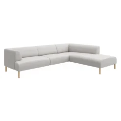 Clearance ILVA Teron højrevendt sofa med pufafslutning