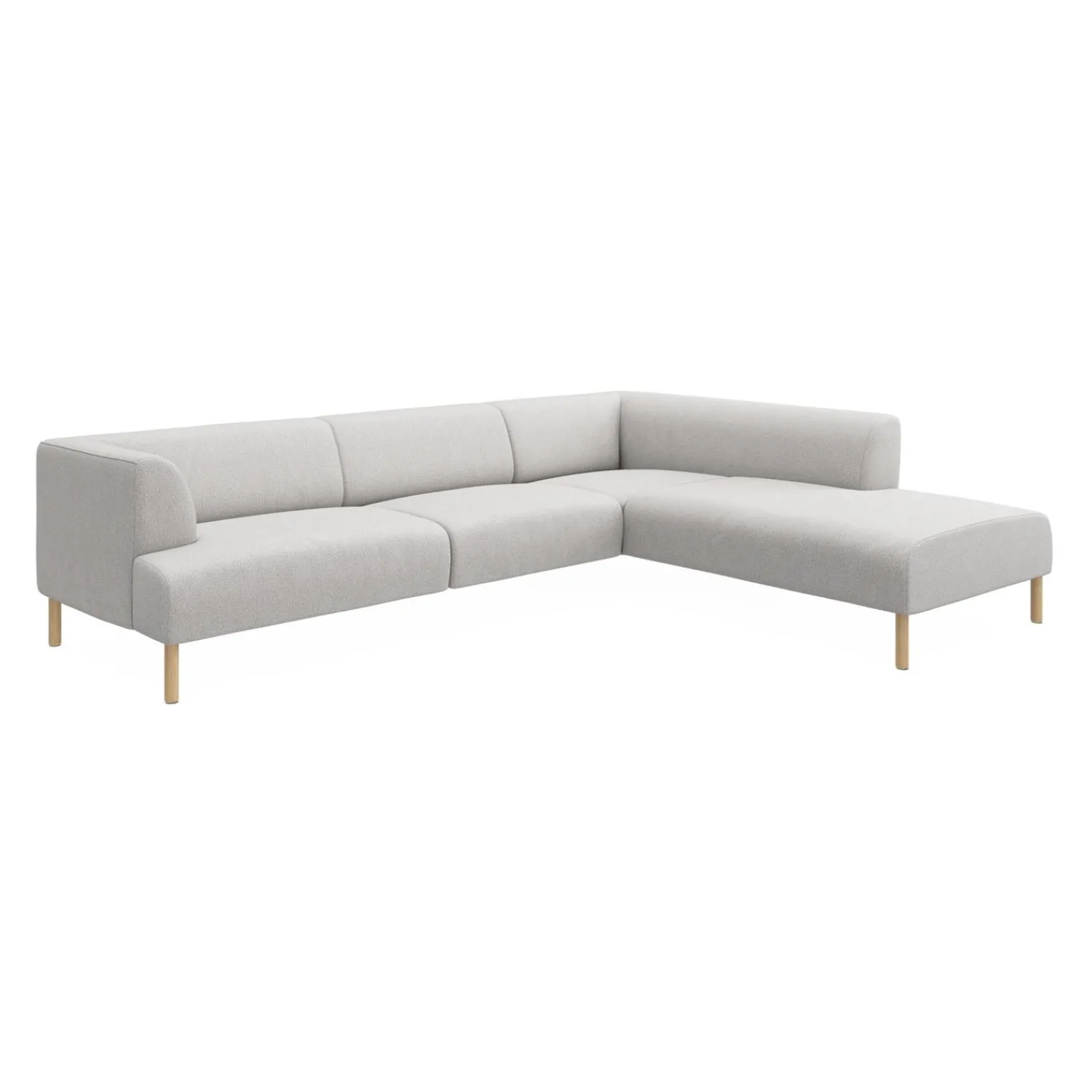 Clearance ILVA Teron højrevendt sofa med pufafslutning