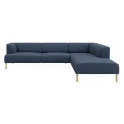 Online ILVA Teron højrevendt sofa med pufafslutning