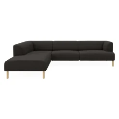 Clearance ILVA Teron venstrevendt sofa med pufafslutning