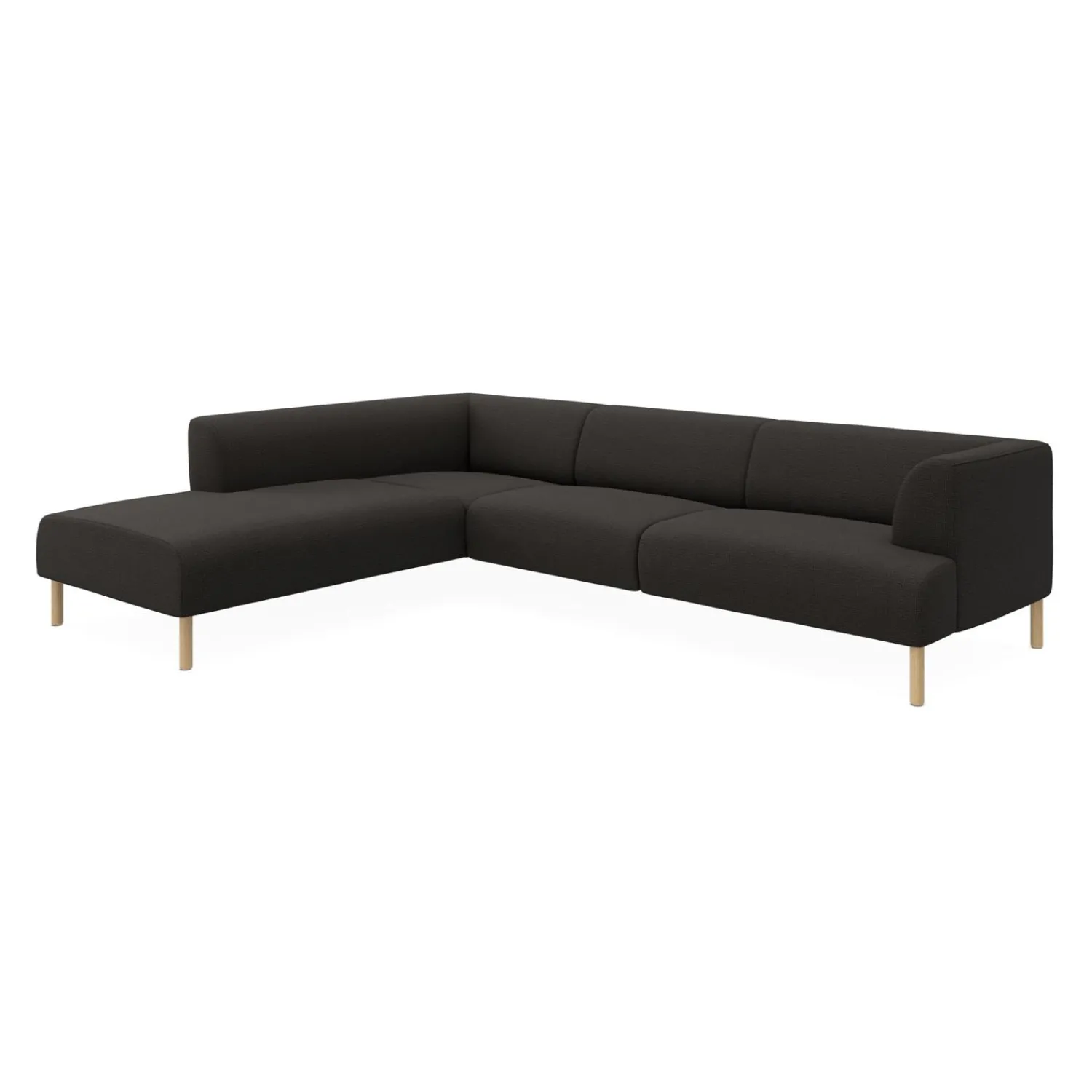 Clearance ILVA Teron venstrevendt sofa med pufafslutning