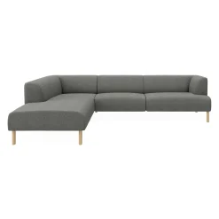 Hot ILVA Teron venstrevendt sofa med pufafslutning