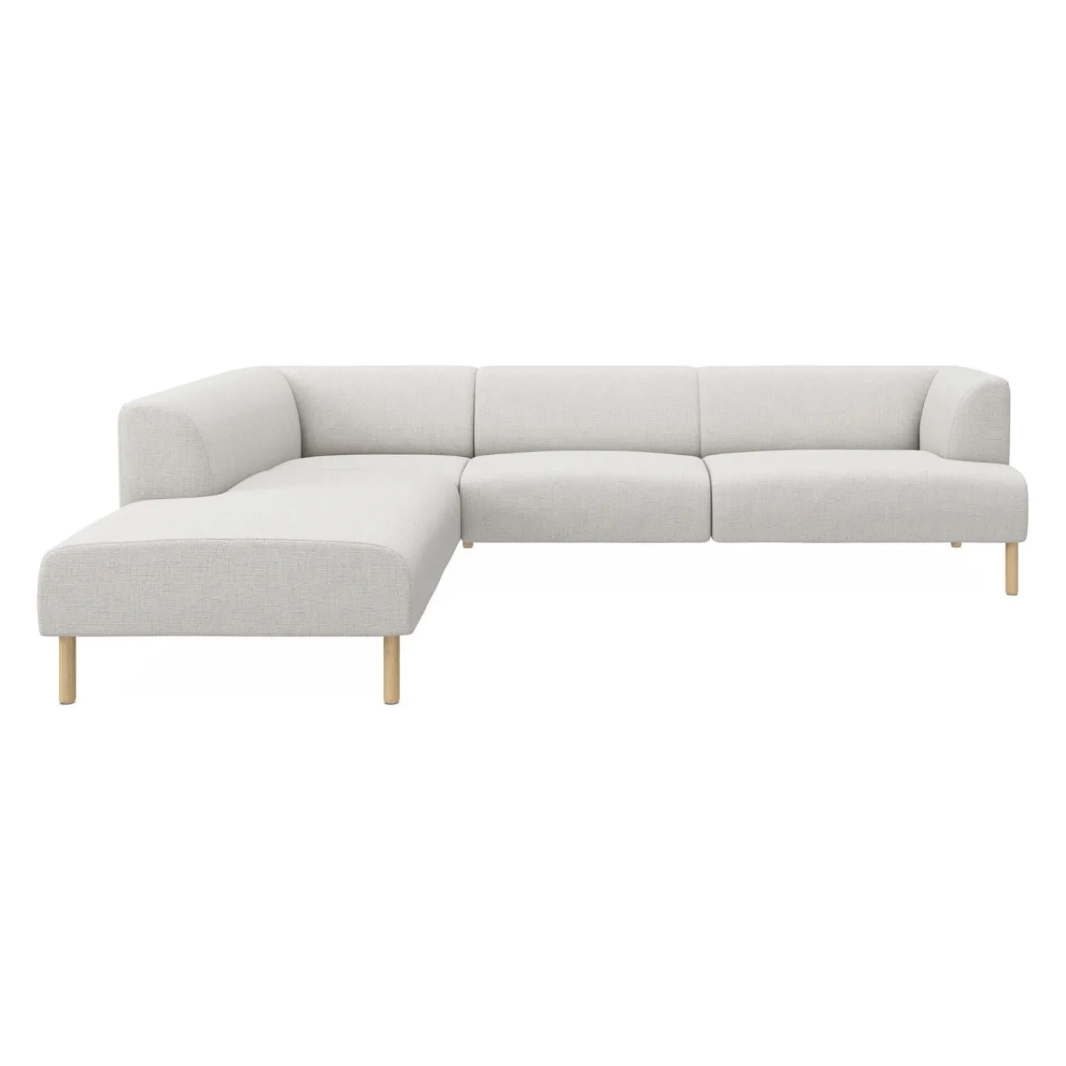 Outlet ILVA Teron venstrevendt sofa med pufafslutning