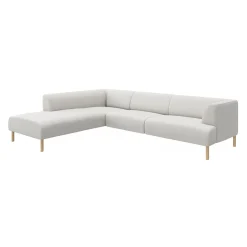 Outlet ILVA Teron venstrevendt sofa med pufafslutning