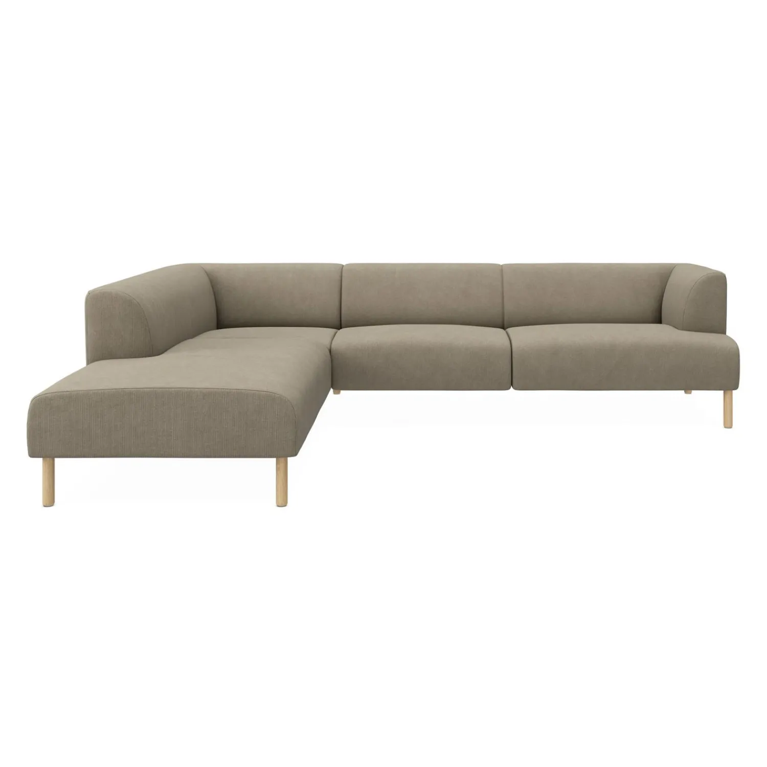Best ILVA Teron venstrevendt sofa med pufafslutning