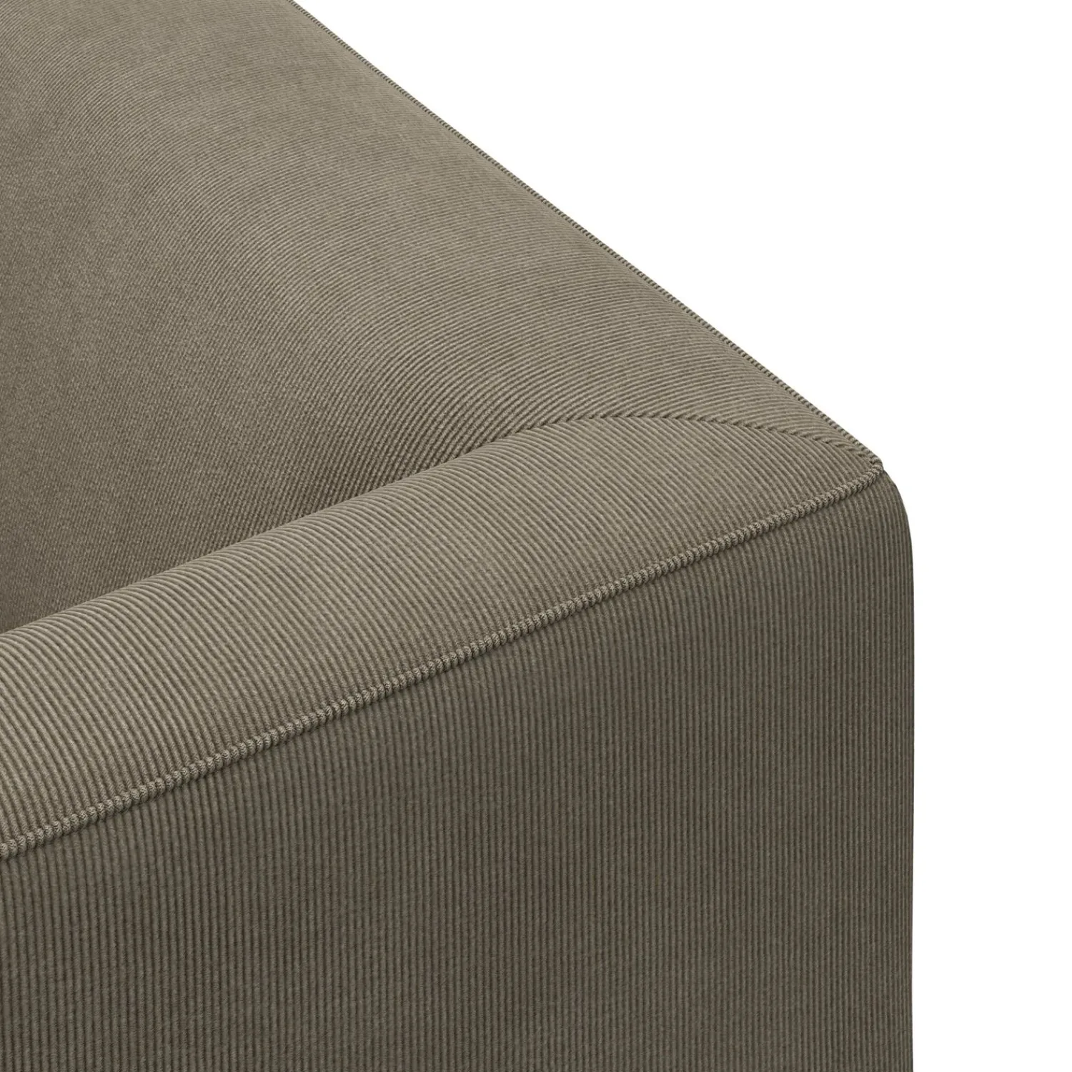 Best ILVA Teron venstrevendt sofa med pufafslutning