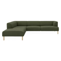 Sale ILVA Teron venstrevendt sofa med pufafslutning