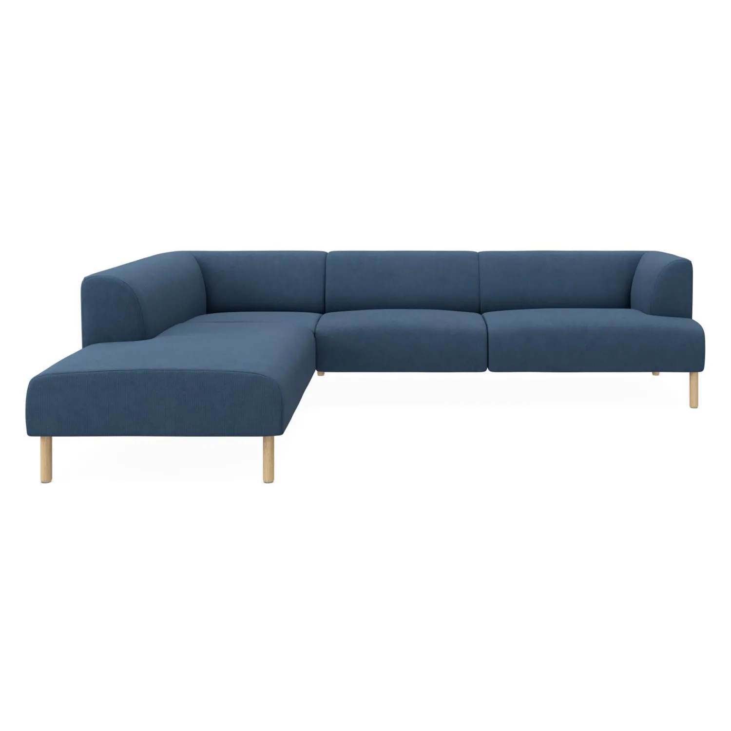 Clearance ILVA Teron venstrevendt sofa med pufafslutning