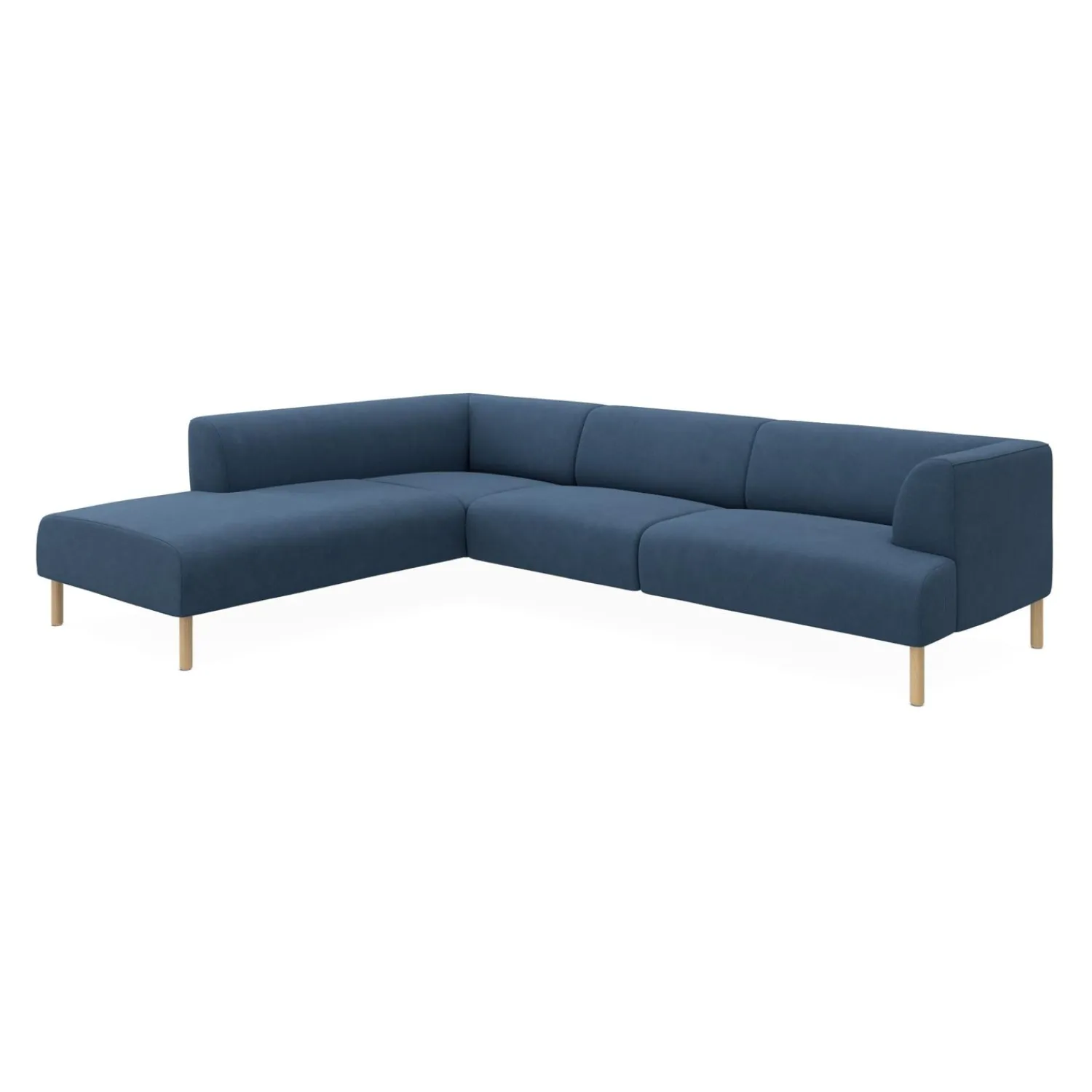 Clearance ILVA Teron venstrevendt sofa med pufafslutning
