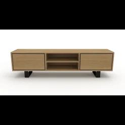 New ILVA Timber TV-møbel træ + ben sort