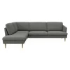 New ILVA Timian venstrevendt hjørnesofa med pufafslutning