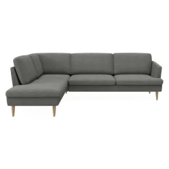New ILVA Timian venstrevendt hjørnesofa med pufafslutning