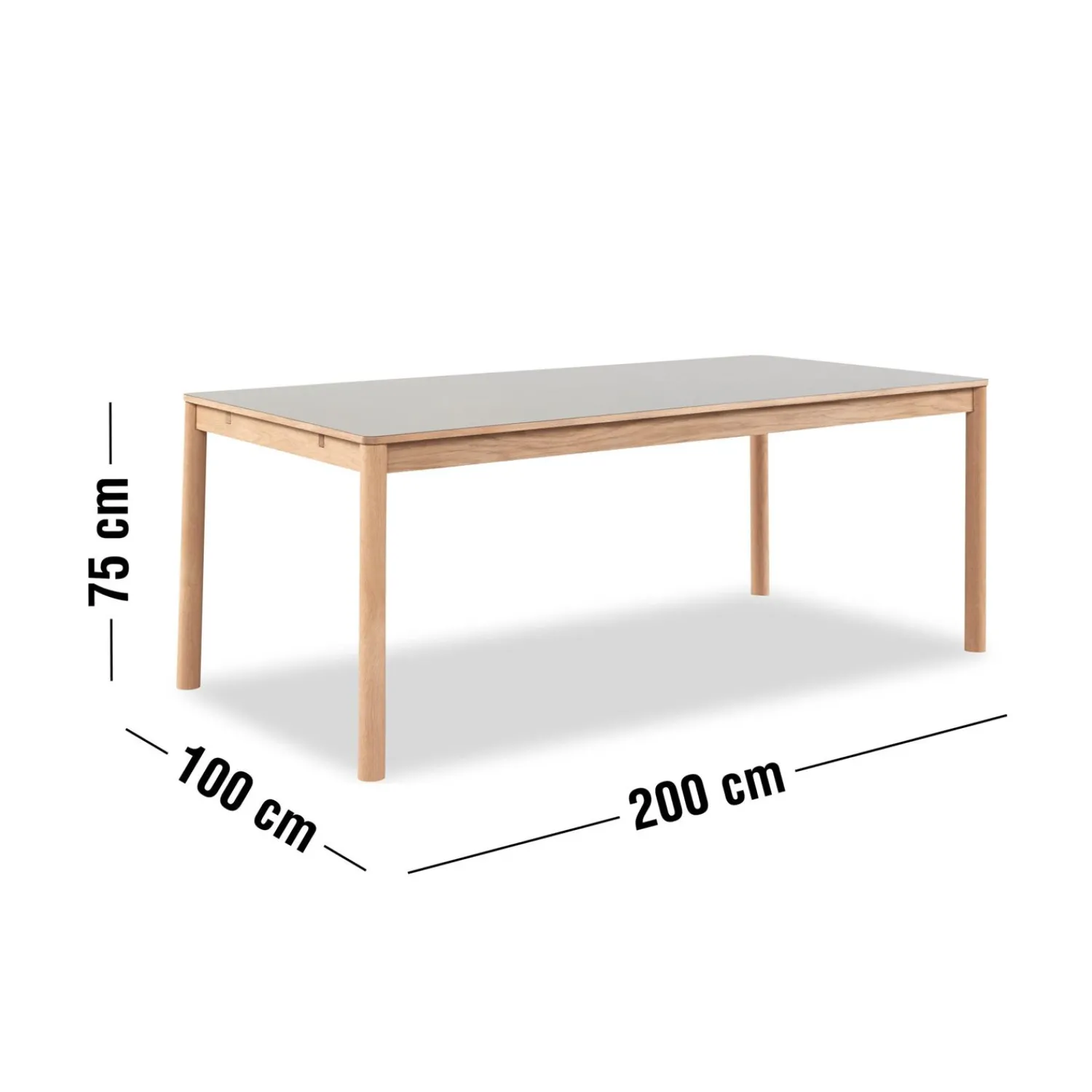 Outlet ILVA Torsby Spisebord 200 x 100 x 75 cm