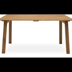 Best ILVA True Spisebord 160 x 95 x 75 cm, plade + ben i lyst træ