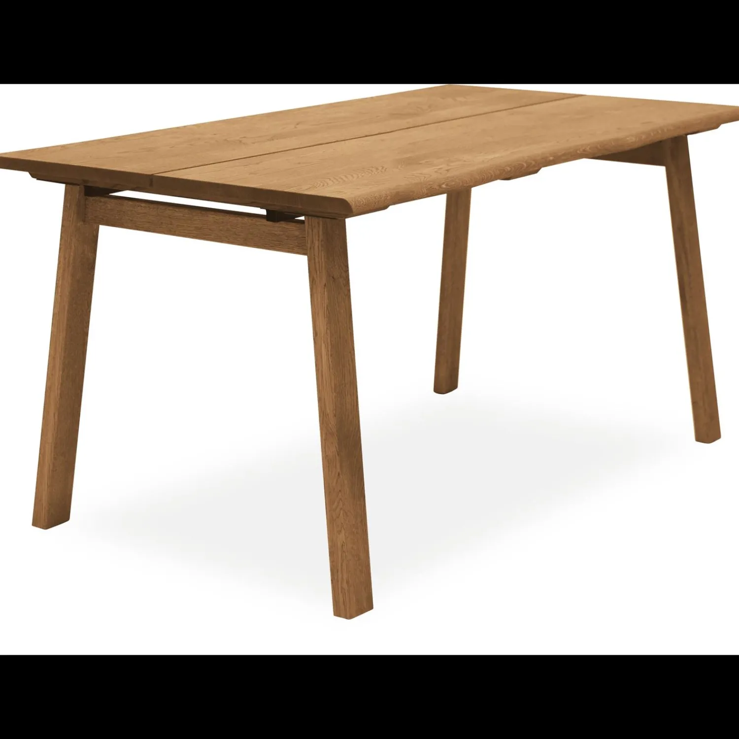 Best ILVA True Spisebord 160 x 95 x 75 cm, plade + ben i lyst træ