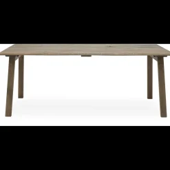 Discount ILVA True Spisebord 240 x 95 x 75 cm, plade + ben i mørkt træ