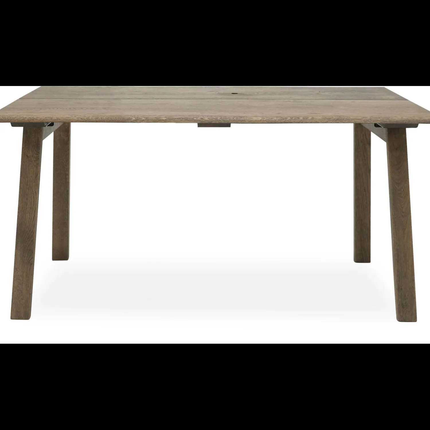 ILVA True Spisebord 160 x 95 x 75 cm, plade + ben i mørkt træ
