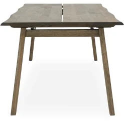 ILVA True Spisebord 160 x 95 x 75 cm, plade + ben i mørkt træ